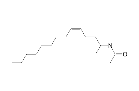 (2'E,4'Z)-N-(1'-methyltrideca-2',4'-dienyl)acetamide