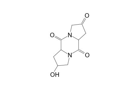 Dipyrrolo[1,2-a:-1',2'-d]pyrazine-2,5,10-trione, octahydro-7-hydroxy-