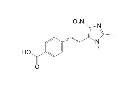 p-[2-(1,2-dimethyl-4-nitroimidazol-5-yl)vinyl]benzoic acid