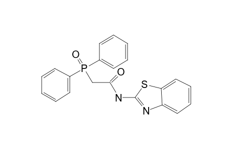 N-Benzothiazol-2-yl-2-(diphenyl-phosphinoyl)-acetamide