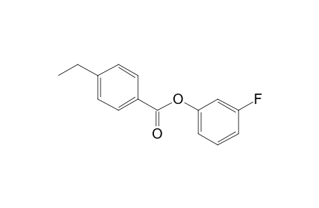 4-Ethylbenzoic acid, 3-fluorophenyl ester