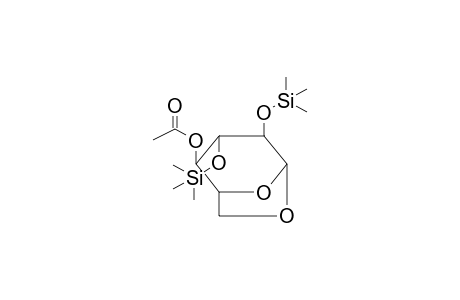 4-O-ACETYL-2,3-DI-O-TRIMETHYLSILYL-1,6-ANHYDRO-BETA-D-GLUCOPYRANOSE