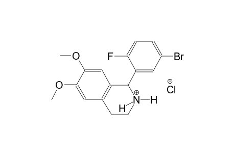 1-(5-bromo-2-fluorophenyl)-6,7-dimethoxy-1,2,3,4-tetrahydroisoquinolinium chloride