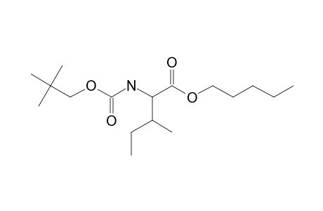 L-Isoleucine, N-neopentyloxycarbonyl-, pentyl ester