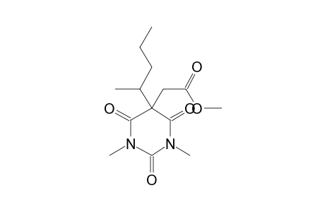 N,N'-Dimethyl-5-(1-methylbutyl)-5-methoxycarbonylmethyl barbituric acid