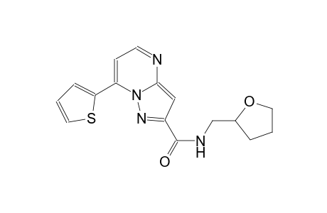 N-(tetrahydro-2-furanylmethyl)-7-(2-thienyl)pyrazolo[1,5-a]pyrimidine-2-carboxamide