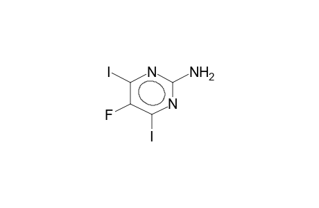 2-AMINO-5-FLUORO-4,6-DIIODOPYRIMIDINE