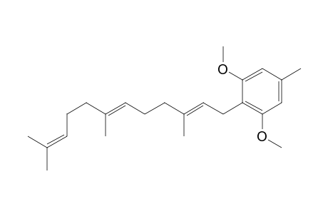 1,3-dimethoxy-5-methyl-2-[(2E,6E)-3,7,11-trimethyldodeca-2,6,10-trienyl]benzene