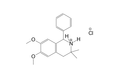 6,7-dimethoxy-3,3-dimethyl-1-phenyl-1,2,3,4-tetrahydroisoquinolinium chloride