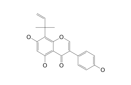 5,7,4'-Trihydroxy-8-(1,1-dimethylprop-2-enyl)isoflavone