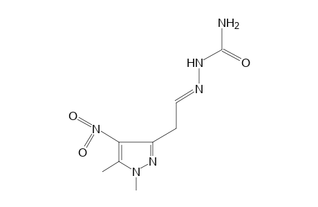 1,5-dimethyl-4-nitropyrazole-3-acetaldehyde, semicarbazone