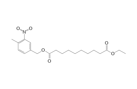 Sebacic acid, ethyl 4-methyl-3-nitrobenzyl ester