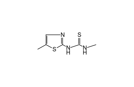 1-methyl-3-(5-methyl-2-thiazolyl)-2-thiourea