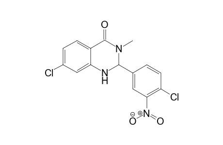 7-Chloro-2-(4-chloro-3-nitrophenyl)-3-methyl-2,3-dihydroquinazolin-4(1H)-one