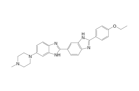 2'-(p-ethoxyphenyl)-5-(4-methyl-1-piperazinyl)-2,5'-bibenzimidazole