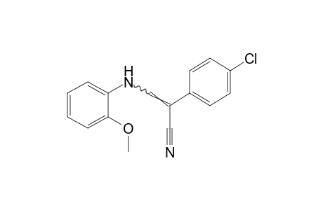 beta-(o-ANISIDINO)-p-CHLOROATROPONITRILE