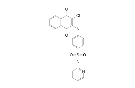 Benzenesulfonamide, 4-(3-chloro-1,4-naphthoquinon-2-ylamino)-N-pyridin-2-yl-