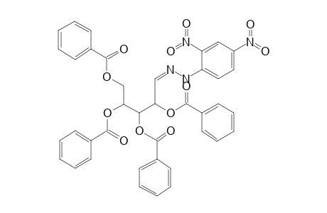 2,4-Dinitrophennylhydrazone of ribose tetrabenzoate