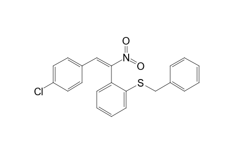 (E)-1-[2-(Benzylsulfanyl)phenyl]-2-(4-chlorophenyl)-1-nitroethene