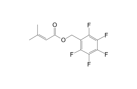 3-Methylbut-2-enoic acid, pentafluorobenzyl ester