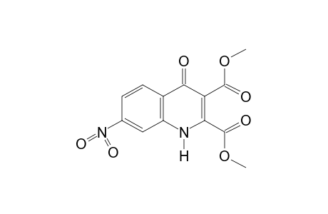 1,4-DIHYDRO-7-NITRO-4-OXO-2,3-QUINOLINEDICARBOXYLIC ACID, DIMETHYL ESTER