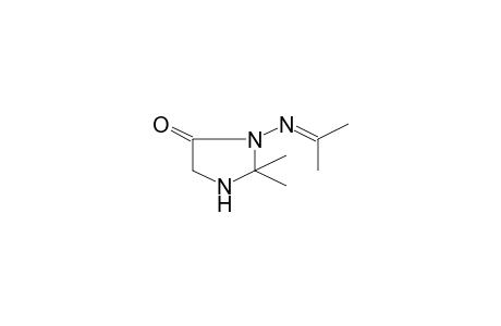 2,2-Dimethyl-3-[(1-methylethylidene)amino]-4-imidazolidinone