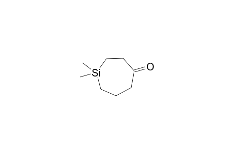 1,1-DIMETHYL-1-SILA-CYCLOHEPTAN-4-ONE