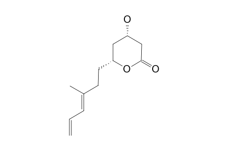 IEODOMYCIN_B;(3-S,5-R,8-E)-3-HYDROXY-5-(8-METHYLHEXA-8,10-DIENYL)-TETRAHYDRO-1-H-PYRAN-1-ONE