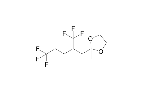 4-Methyl-4-[2'-(trifluoromethyl)-5',5',5'-trifluoropentyl]-1,3-dioxacyclopentane