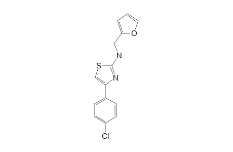 4-(p-chlorophenyl)-2-(furfurylamino)thiazole