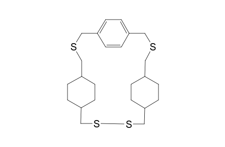 2,11,12,20-Tetrathia-4e,5,6,7e,8,9,14e,15,16,17e,18,19-dodecahydro[3.4.3]paracyclophane