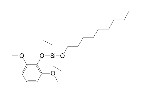 Silane, diethyl(2,6-dimethoxyphenoxy)nonyloxy-