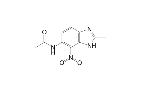 Acetamide, N-(2-methyl-7-nitro-1H-1,3-benzimidazol-6-yl)-