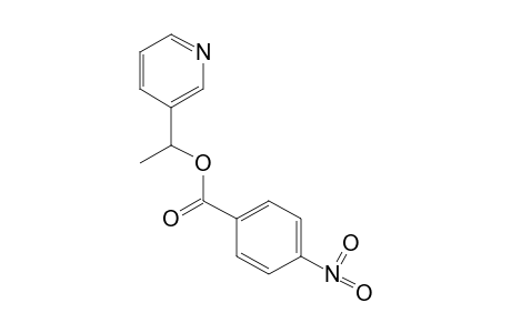 a-methyl-3-pyridinemethanol, p-nitrobenzoate(ester)