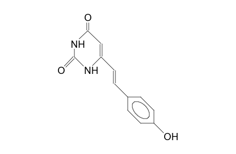 (E)-6-(4-Hydroxy-styryl)-uracil