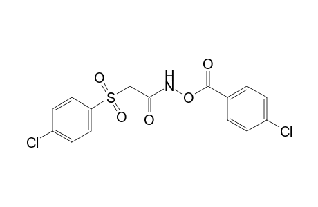 O-(p-chlorobenzoyl)-N-[[(p-chlorophenyl)sulfonyl]acetyl}hydroxylamine