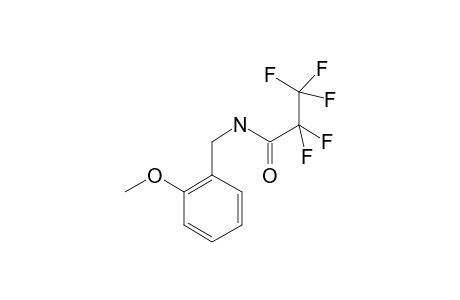 2-Methoxybenzylamine, N-pentafluoropropionyl-