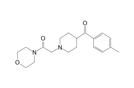 2-(4-(4-Methylbenzoyl)piperidin-1-yl)-1-morpholinoethan-1-one