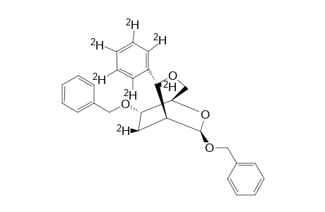 (1S,3R,4R,5R,8S,9R)-[5-(2)H,5-[(2)H(5)-PHENYL],9-(2)H]-3,8-DI-O-BENZYL-5-PHENYL-2,6-DIOXABICYCLO-[3.2.2]-NONANE