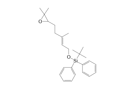 (E)-Tert-butyl{[5-(3,3-dimethyloxiran-2-yl)-3-methylpent-2-en-1-yl]-oxy}diphenylsilane