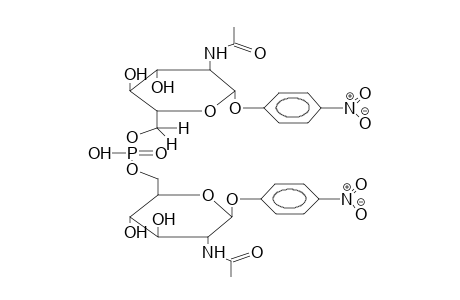 BIS(PARA-NITROPHENYL-2-ACETAMIDO-2-DEOXY-BETA-D-GLUCOPYRANOSIDO-6)PHOSPHATE
