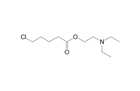 5-Clorovaleric acid, 2-diethylaminoethyl ester