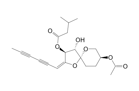 1,6-Dioxaspiro[4.5]decane, butanoic acid deriv.