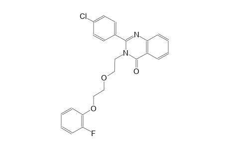 2-(4-chlorophenyl)-3-{2-[2-(2-fluorophenoxy)ethoxy]ethyl}-4(3H)-quinazolinone