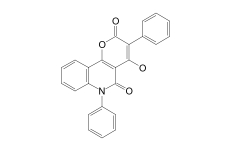 4-Hydroxy-3,6-diphenyl-2H-pyrano[3,2-c]quinoline-2,5(6H)-dione