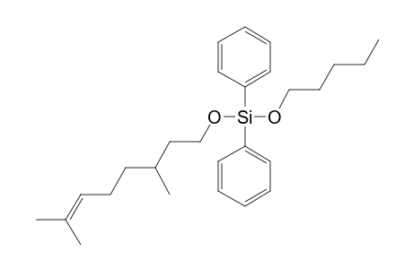 Silane, diphenylcitronellyloxypentyloxy-