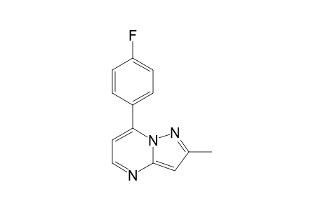 7-(4-FLUOROPHENYL)-2-METHYLPYRAZOLO-[1,5-A]-PYRIMIDINE