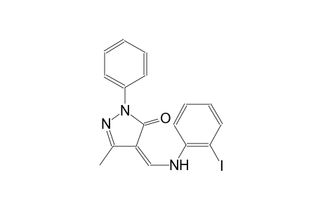 3H-pyrazol-3-one, 2,4-dihydro-4-[[(2-iodophenyl)amino]methylene]-5-methyl-2-phenyl-, (4Z)-