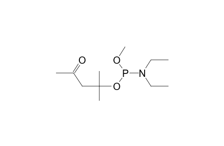 O-METHYL-O-(ALPHA-ACETONYLISOPROPYL)DIETHYLAMIDOPHOSPHITE