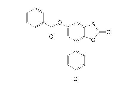 1,3-benzoxathiol-2-one, 5-(benzoyloxy)-7-(4-chlorophenyl)-